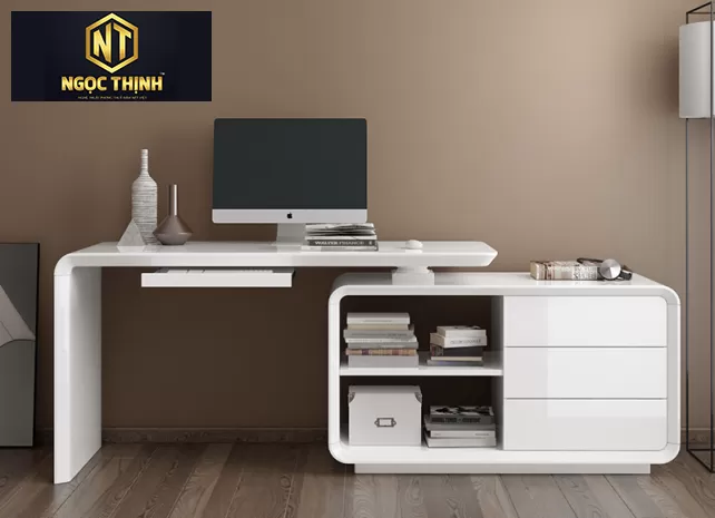 Mẫu bàn làm việc hiện đại đơn giản Mẫu bàn làm việc hiện đại đơn giản